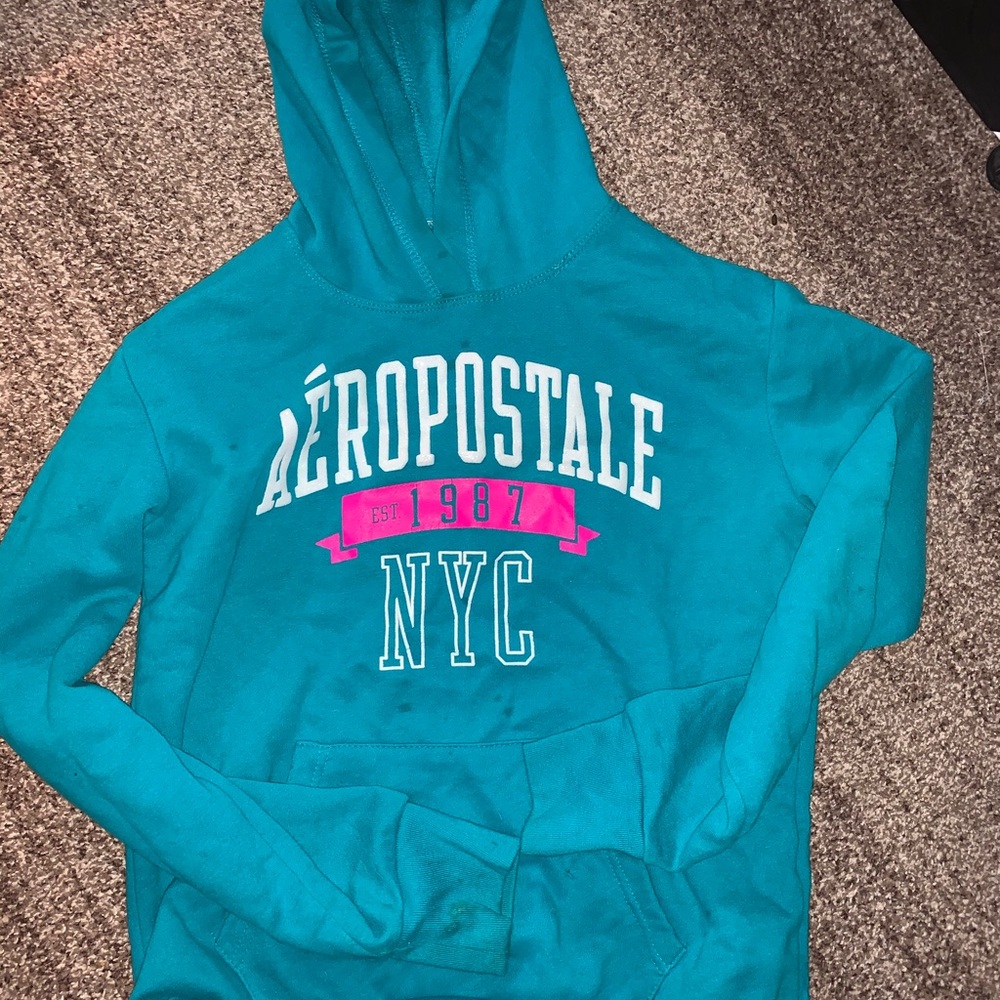 Aeropostal Aqua sweater small